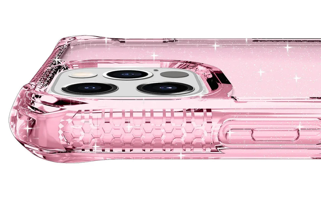 Itskins Hybrid Spark iPhone 12 & 12 Pro Case - Pink - Tashqila Itskins Hybrid Spark iPhone 12 & 12 Pro Case - Pink - Tashqila